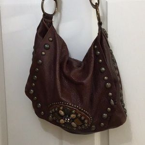 Vintage Leatherock brown handbag